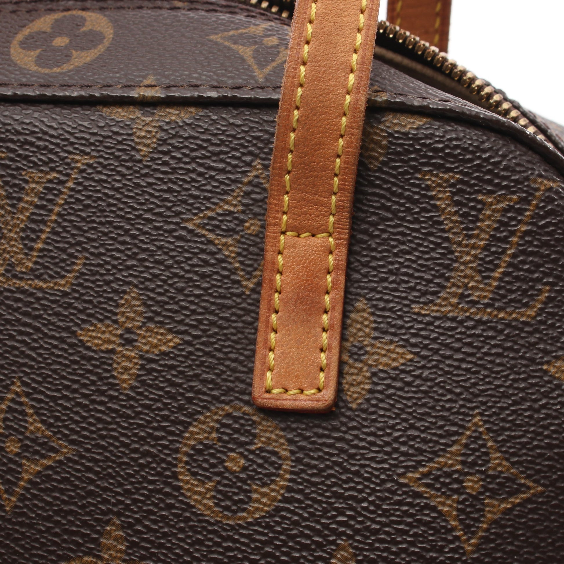 スポンティーニ モノグラム 2WAY ハンドバッグ PVC レザー ブラウン ルイヴィトン バッグ LOUIS VUITTON