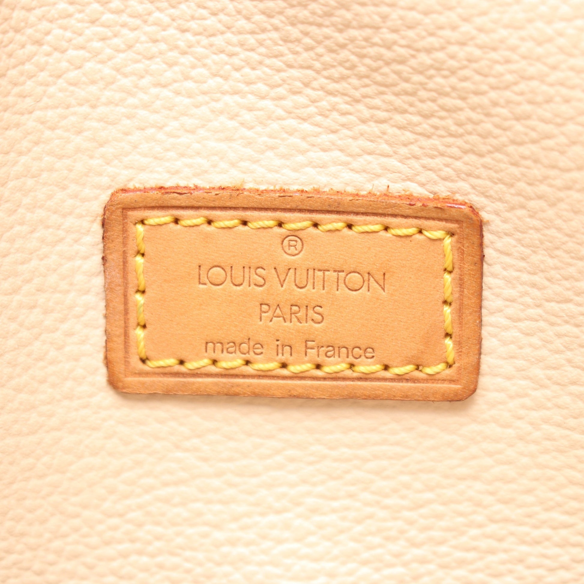 スポンティーニ モノグラム 2WAY ハンドバッグ PVC レザー ブラウン ルイヴィトン バッグ LOUIS VUITTON