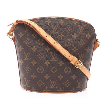 ドルーオ モノグラム ショルダーバッグ PVC レザー ブラウン ルイヴィトン バッグ LOUIS VUITTON