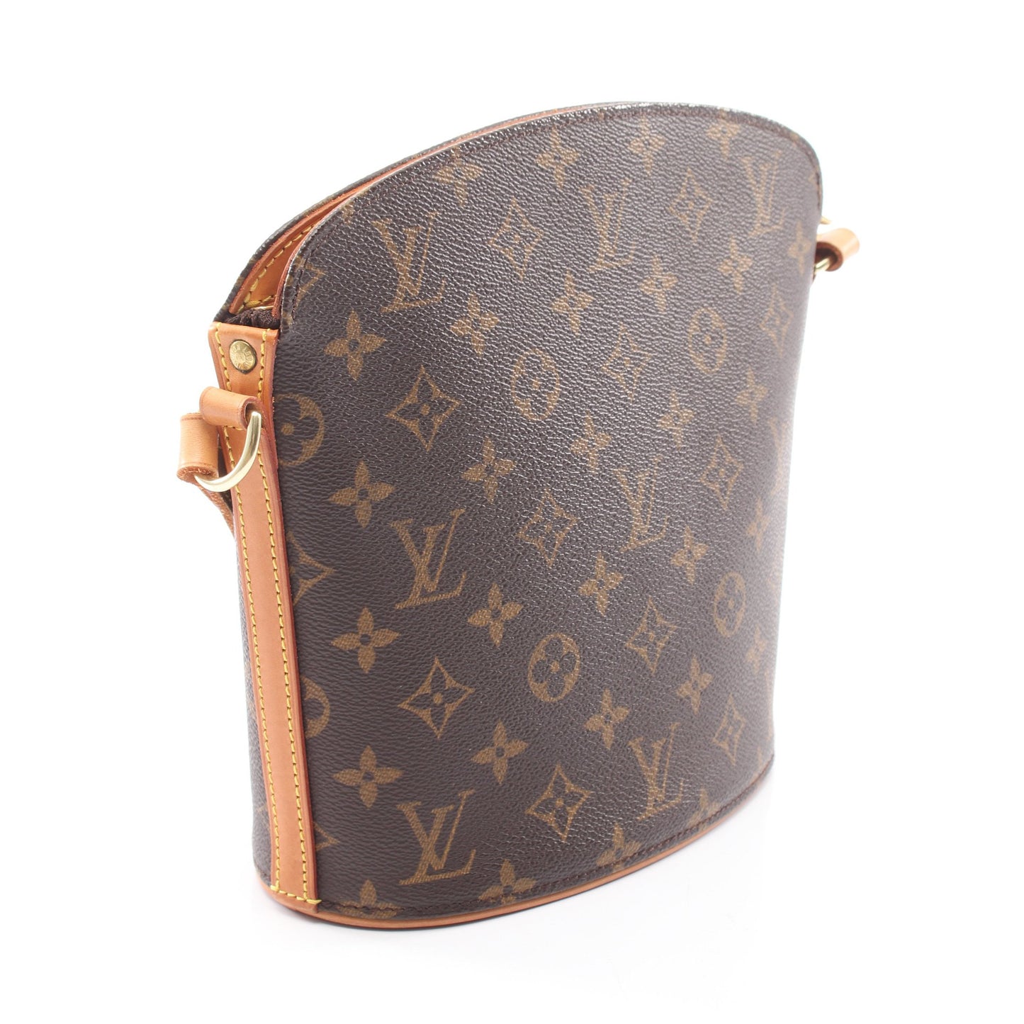 ドルーオ モノグラム ショルダーバッグ PVC レザー ブラウン ルイヴィトン バッグ LOUIS VUITTON