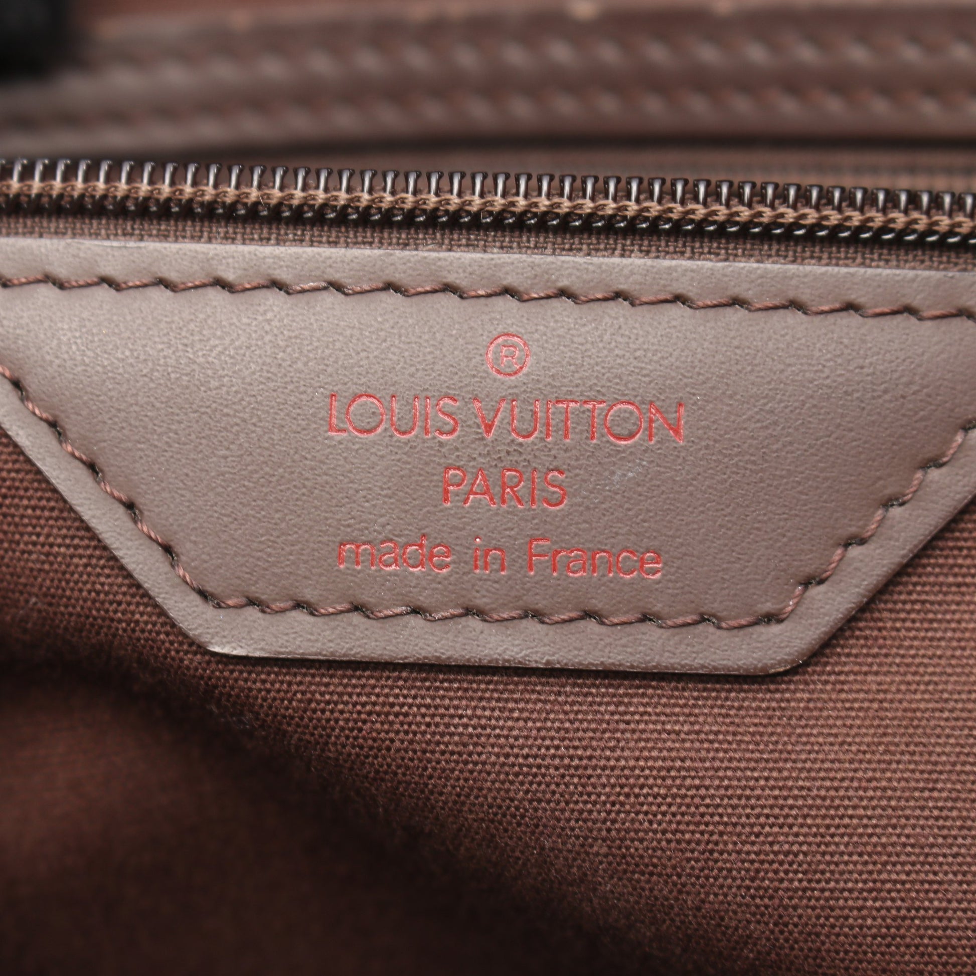 サックプラ エピ モカ ハンドバッグ トートバッグ レザー ダークブラウン ルイヴィトン バッグ LOUIS VUITTON