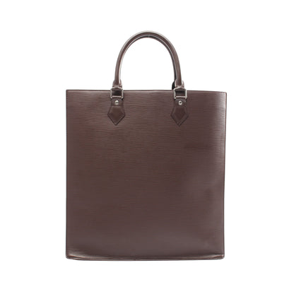 サックプラ エピ モカ ハンドバッグ トートバッグ レザー ダークブラウン ルイヴィトン バッグ LOUIS VUITTON