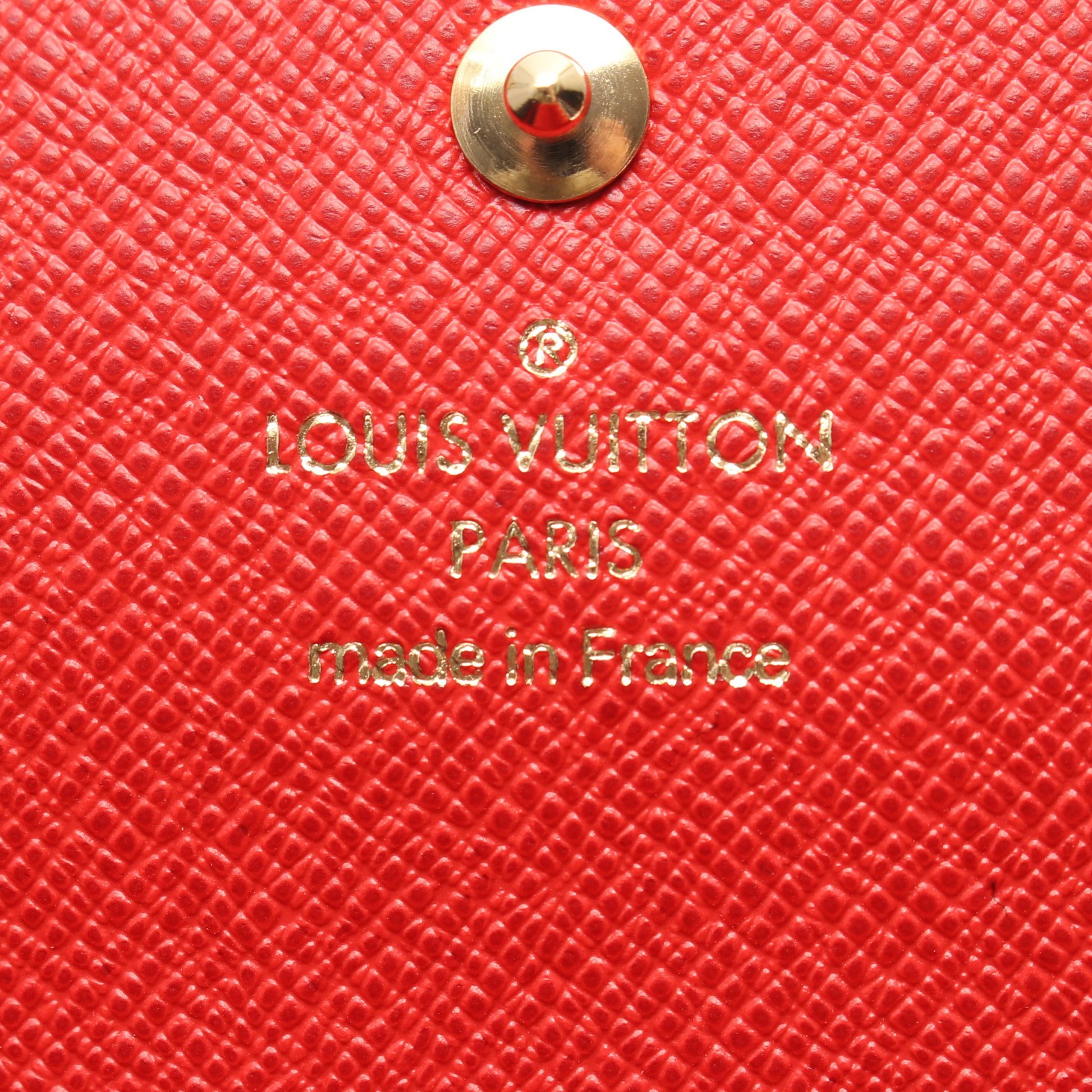 ポルトフォイユ サラ モノグラムグルーム 二つ折り長財布 PVC レザー ブラウン レッド ホワイト ルイヴィトン 財布・小物 LOUIS VUITTON