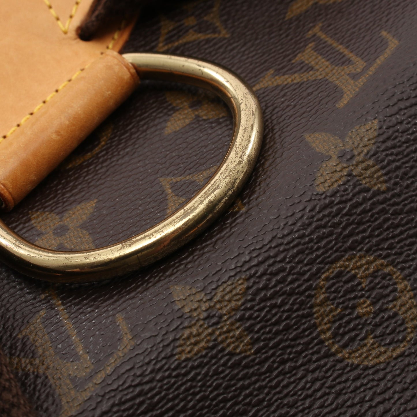モンスリGM モノグラム バックパック リュックサック PVC レザー ブラウン ルイヴィトン バッグ LOUIS VUITTON