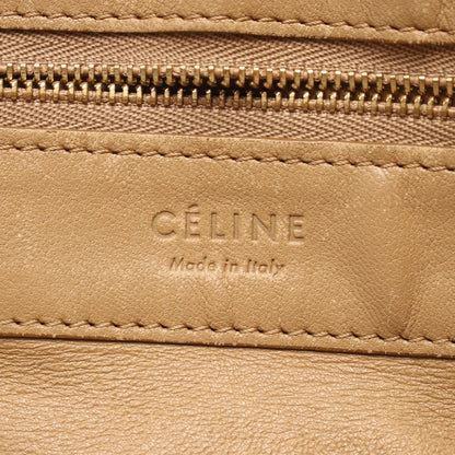 ホリゾンタルカバ バイカラー ショルダーバッグ トートバッグ レザー ベージュ ネイビー セリーヌ バッグ CELINE