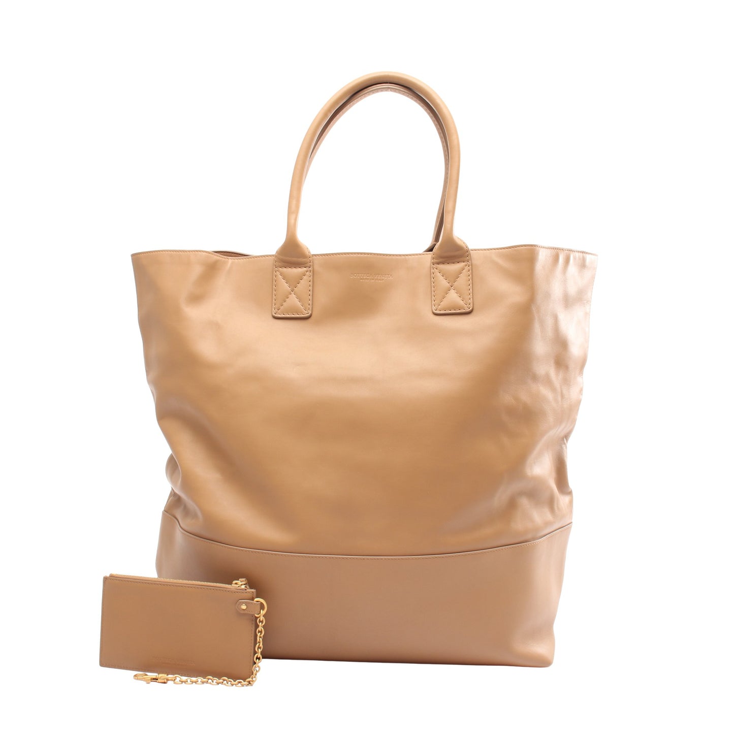 ハンドバッグ トートバッグ レザー グレーベージュ ボッテガヴェネタ バッグ BOTTEGA VENETA