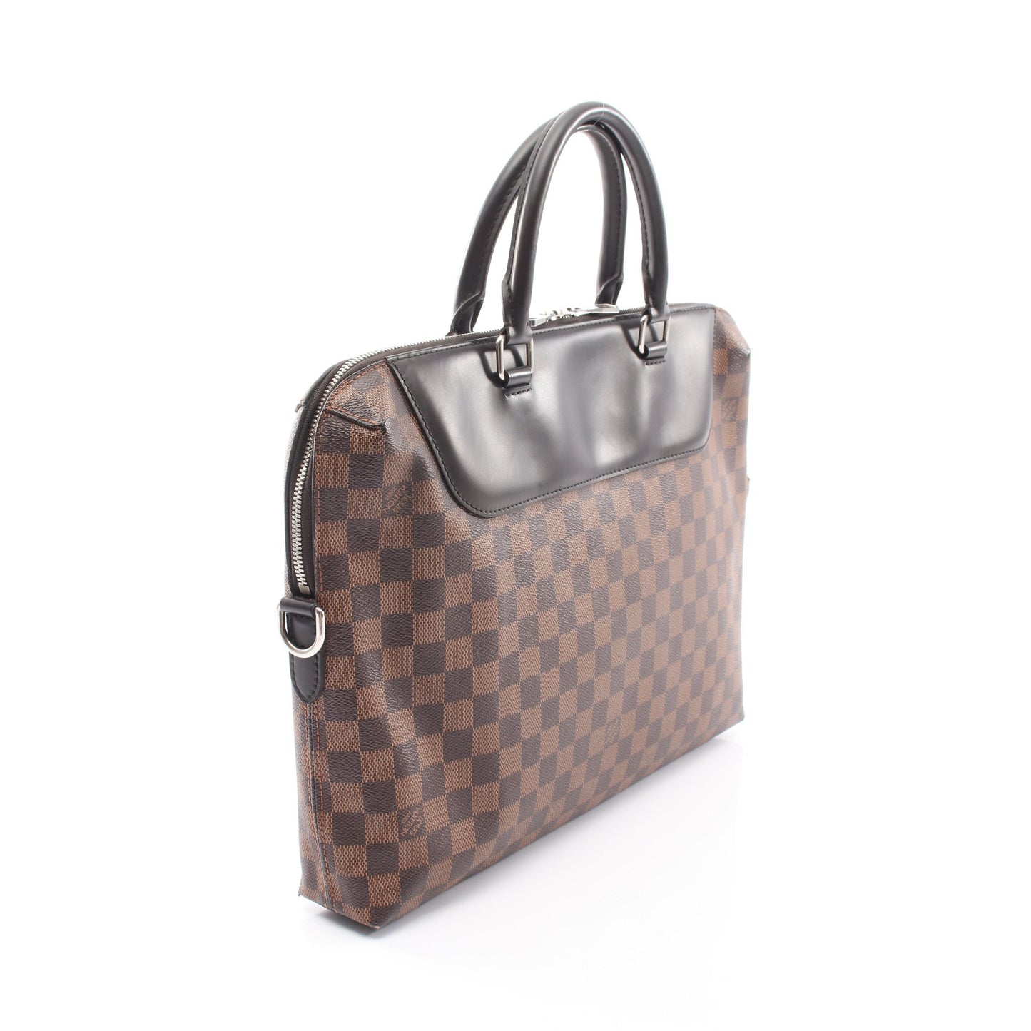 PDJ ポルトドキュマンジュール NM ダミエエベヌ ブリーフケース ビジネスバッグ PVC レザー ブラウン ルイヴィトン バッグ LOUIS VUITTON
