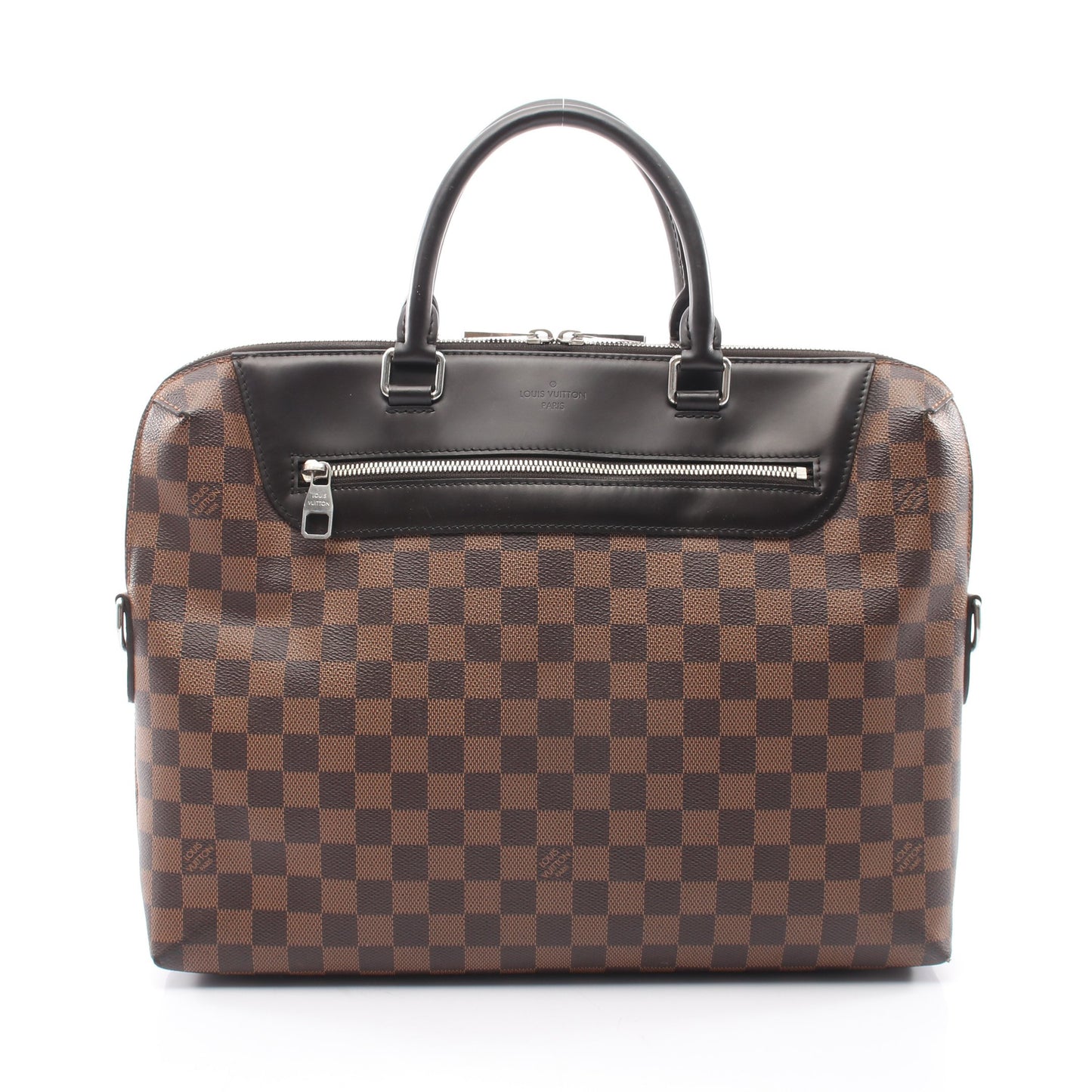 PDJ ポルトドキュマンジュール NM ダミエエベヌ ブリーフケース ビジネスバッグ PVC レザー ブラウン ルイヴィトン バッグ LOUIS VUITTON