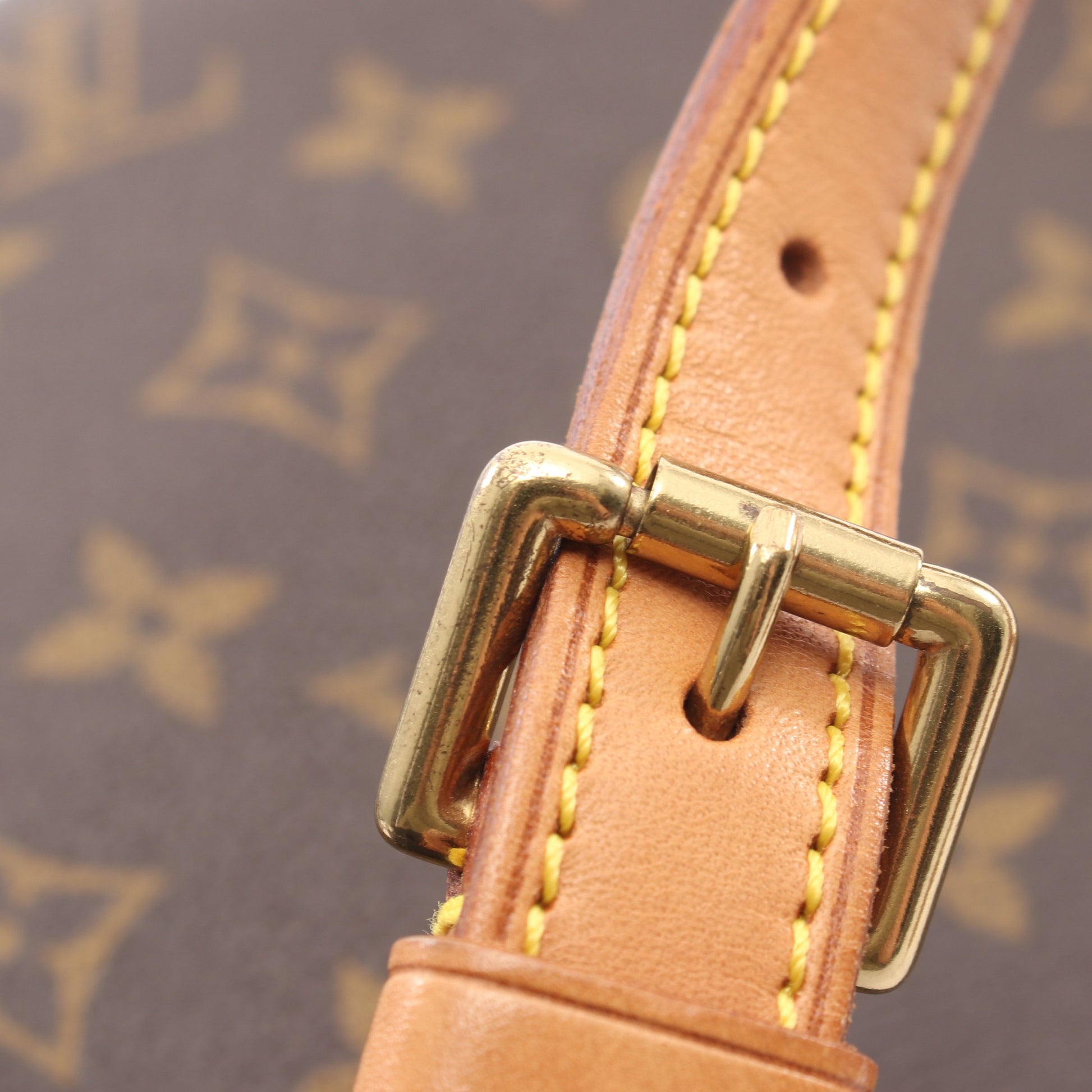 ミュゼットタンゴ ショートストラップ モノグラム ショルダーバッグ PVC レザー ブラウン ルイヴィトン バッグ LOUIS VUITTON