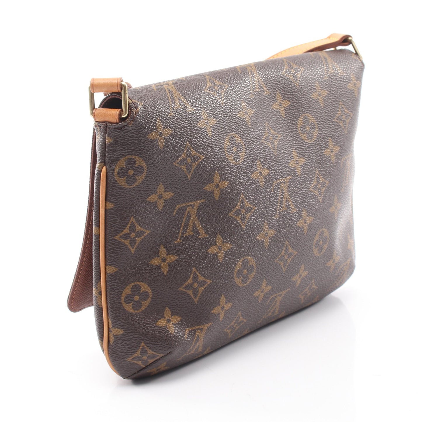 ミュゼットタンゴ ショートストラップ モノグラム ショルダーバッグ PVC レザー ブラウン ルイヴィトン バッグ LOUIS VUITTON