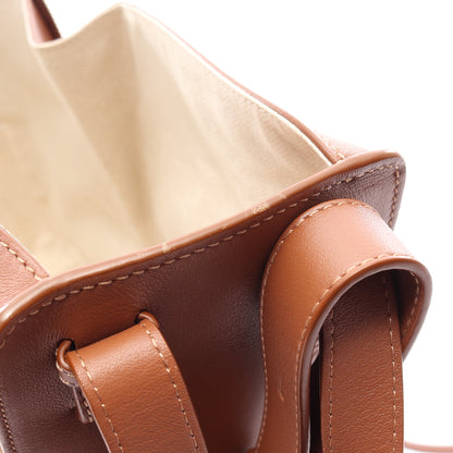 HAMMOCK SMALL ハンモック スモール 2WAY ハンドバッグ レザー ブラウン オフホワイト ロエベ バッグ LOEWE