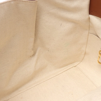 HAMMOCK SMALL ハンモック スモール 2WAY ハンドバッグ レザー ブラウン オフホワイト ロエベ バッグ LOEWE