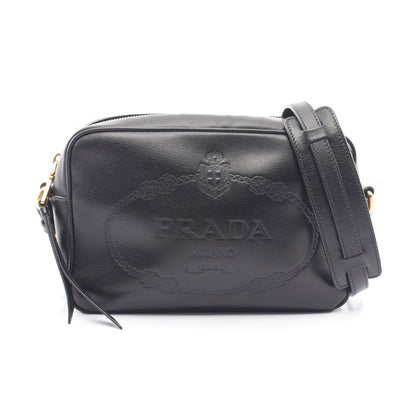 ショルダーバッグ レザー ブラック プラダ バッグ PRADA