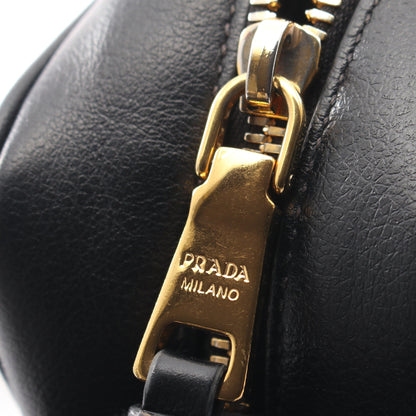 ショルダーバッグ レザー ブラック プラダ バッグ PRADA