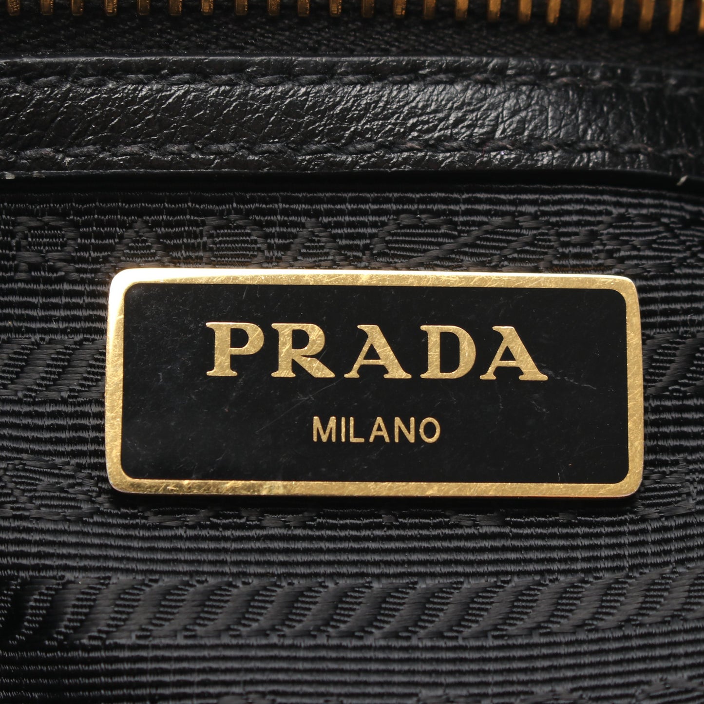 ショルダーバッグ レザー ブラック プラダ バッグ PRADA