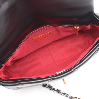 19 ディズヌフ マトラッセ コンビ金具 2WAY チェーンショルダーバッグ ラムスキン ブラック シャネル バッグ CHANEL
