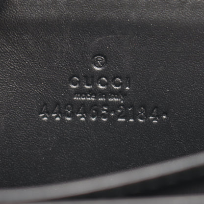 ゴースト カードケース コインケース レザー ブラック ライトブルー イエロー グッチ 財布・小物 GUCCI