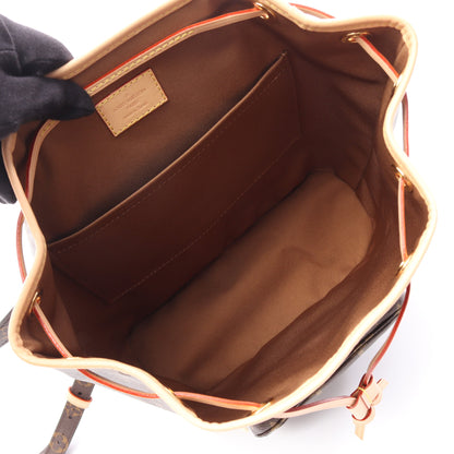 モンスリPM モノグラム バックパック リュックサック PVC レザー ブラウン ルイヴィトン バッグ LOUIS VUITTON