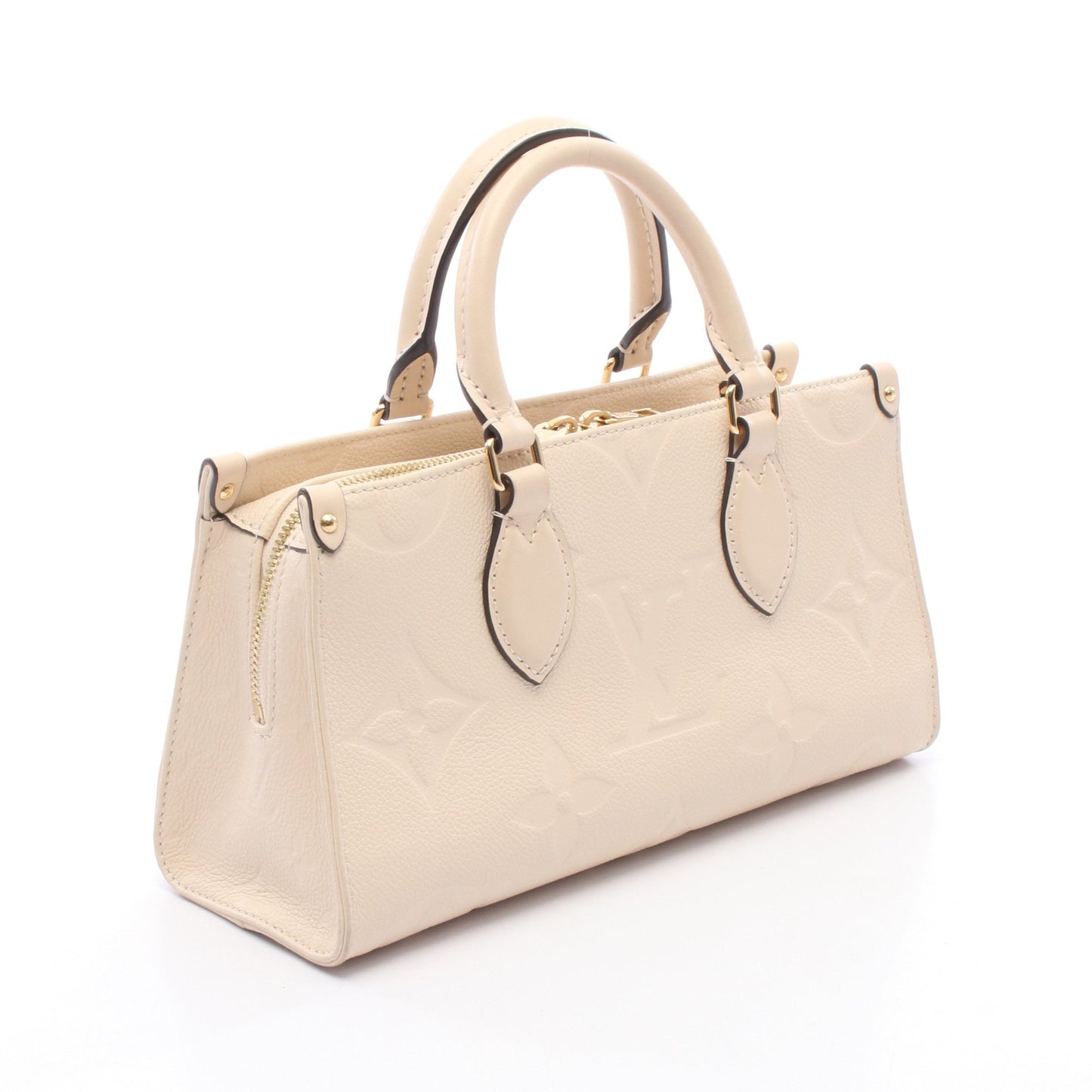 オンザゴー EW モノグラムアンプラント クレーム 2WAY ハンドバッグ レザー アイボリー ルイヴィトン バッグ LOUIS VUITTON