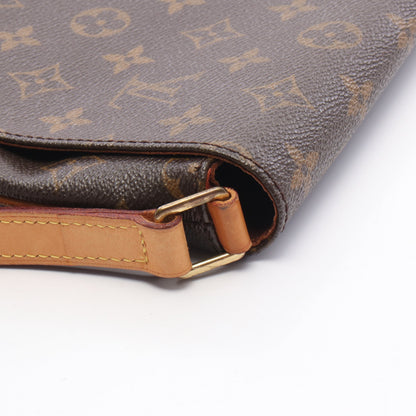 ミュゼットタンゴ ロングストラップ モノグラム ショルダーバッグ PVC レザー ブラウン ルイヴィトン バッグ LOUIS VUITTON