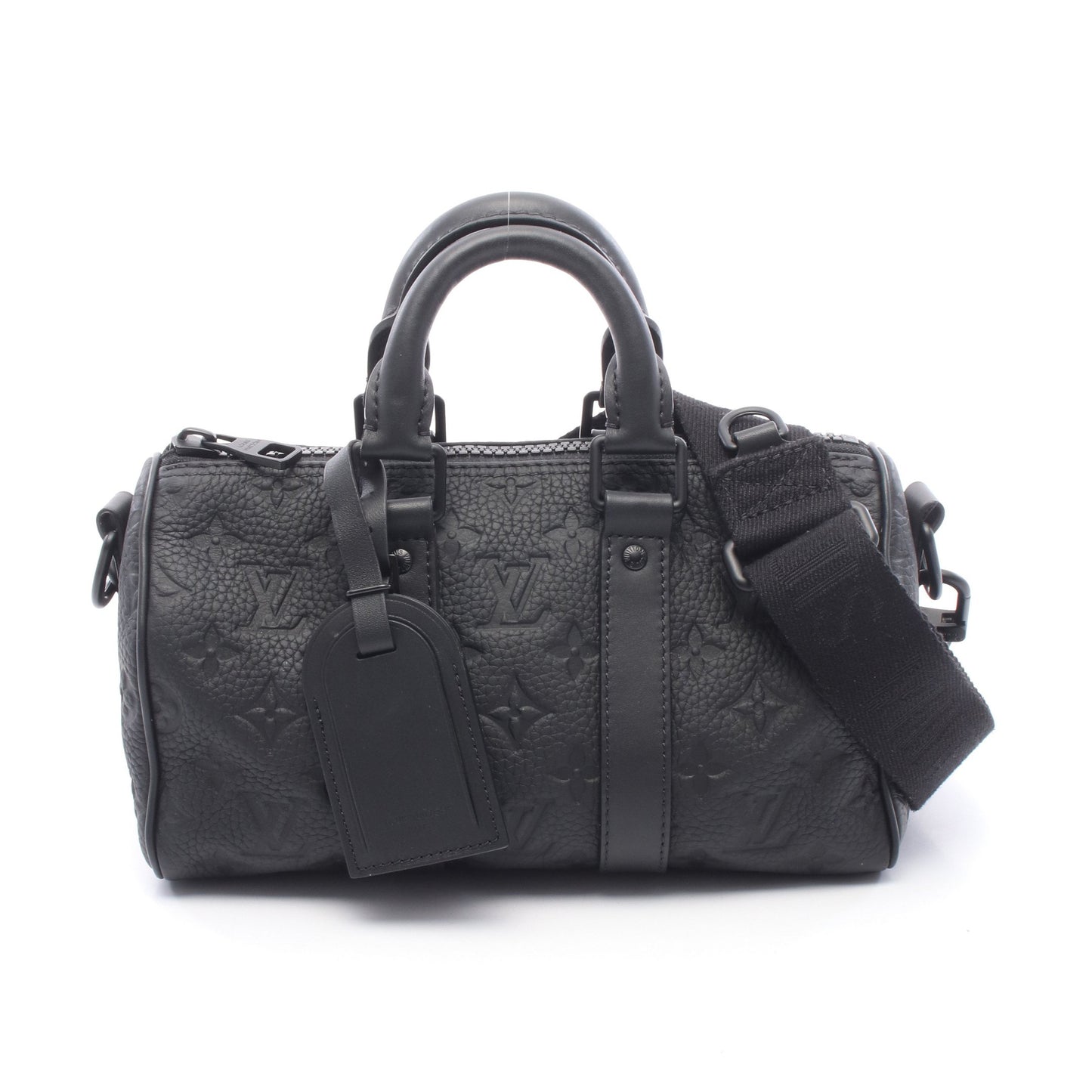 キーポル バンドリエール25 トリヨンモノグラム ノワール 2WAY ハンドバッグ レザー ブラック ルイヴィトン バッグ LOUIS VUITTON