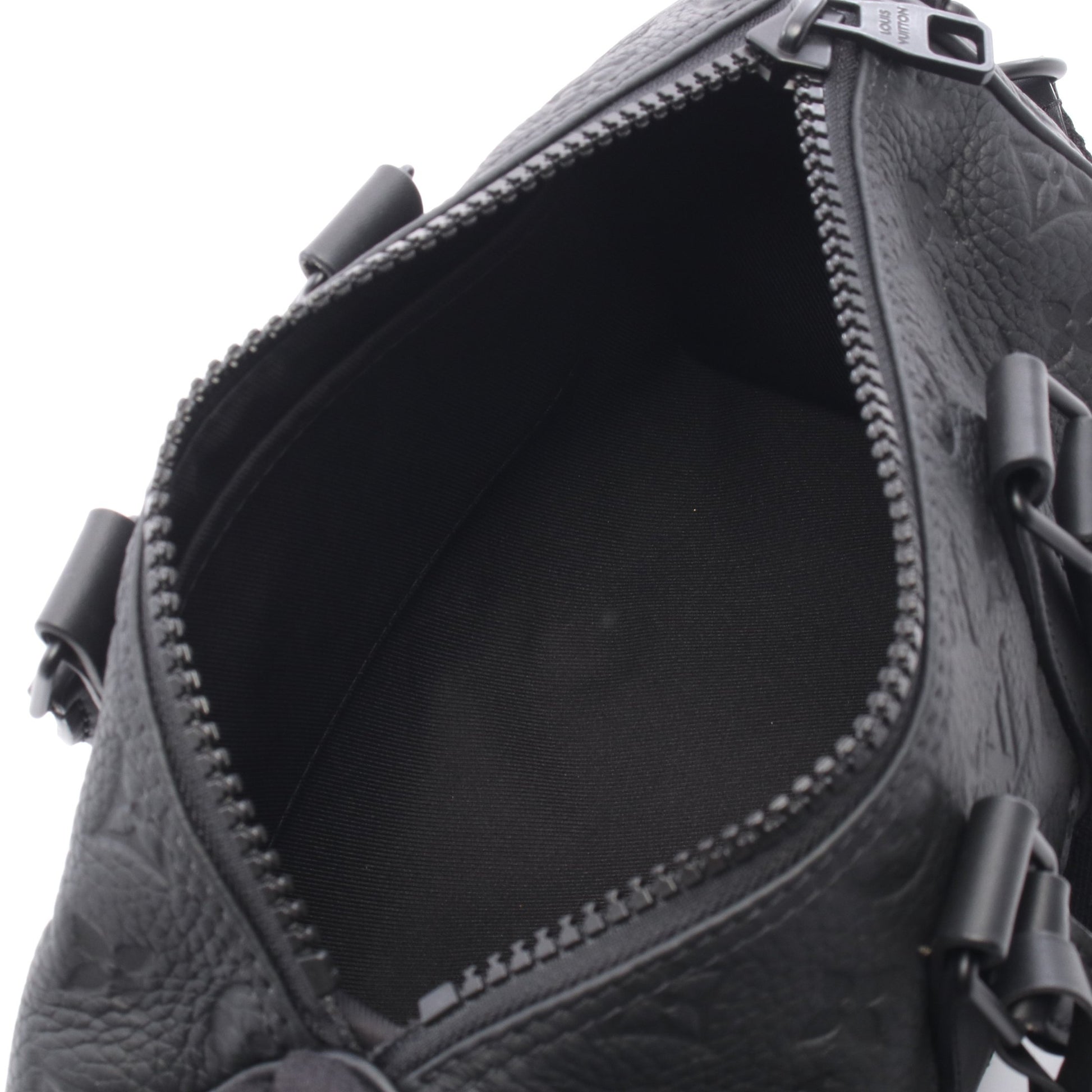 キーポル バンドリエール25 トリヨンモノグラム ノワール 2WAY ハンドバッグ レザー ブラック ルイヴィトン バッグ LOUIS VUITTON