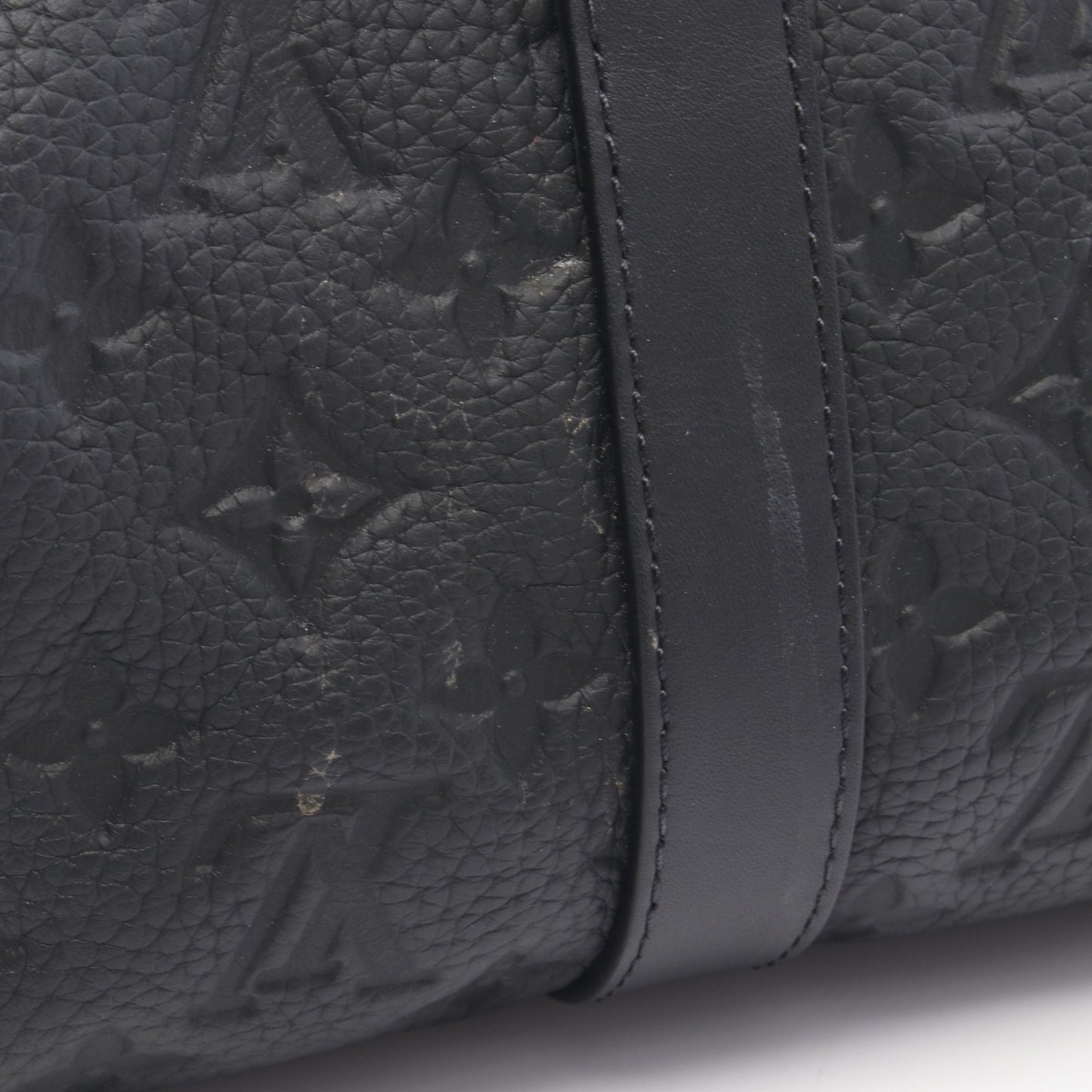 キーポル バンドリエール25 トリヨンモノグラム ノワール 2WAY ハンドバッグ レザー ブラック ルイヴィトン バッグ LOUIS VUITTON