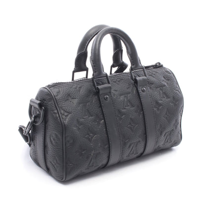 キーポル バンドリエール25 トリヨンモノグラム ノワール 2WAY ハンドバッグ レザー ブラック ルイヴィトン バッグ LOUIS VUITTON
