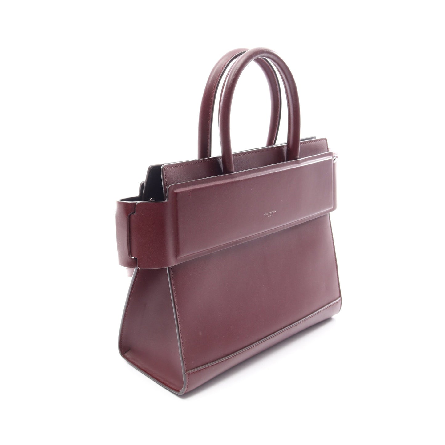 ホライゾン ミディアム 2WAY ハンドバッグ レザー ボルドー ジバンシィ バッグ GIVENCHY