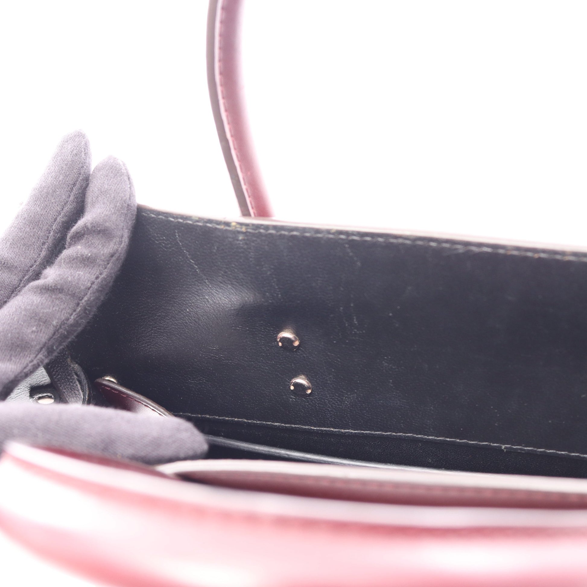 ホライゾン ミディアム 2WAY ハンドバッグ レザー ボルドー ジバンシィ バッグ GIVENCHY