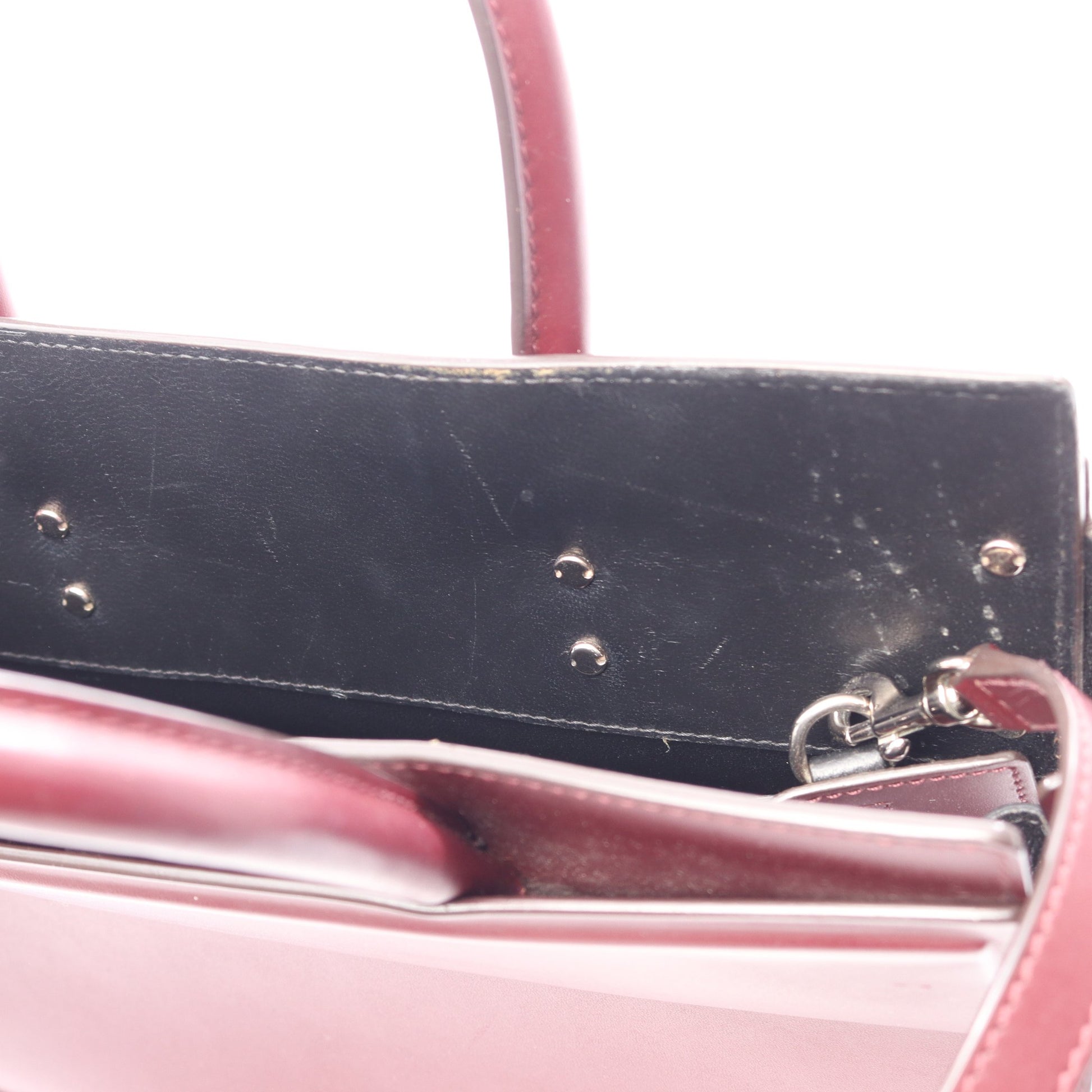 ホライゾン ミディアム 2WAY ハンドバッグ レザー ボルドー ジバンシィ バッグ GIVENCHY