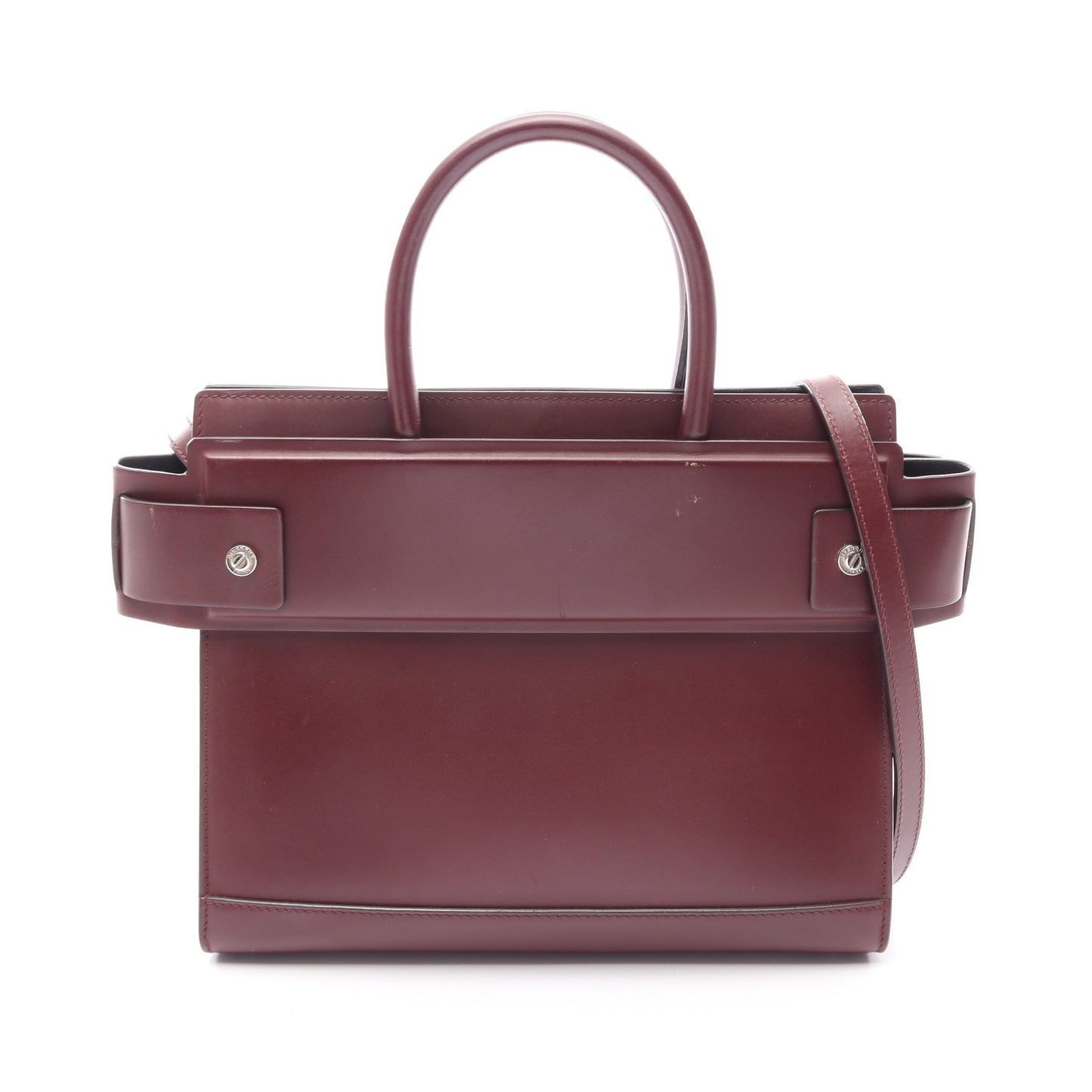 ホライゾン ミディアム 2WAY ハンドバッグ レザー ボルドー ジバンシィ バッグ GIVENCHY