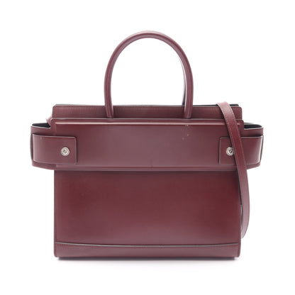 ホライゾン ミディアム 2WAY ハンドバッグ レザー ボルドー ジバンシィ バッグ GIVENCHY