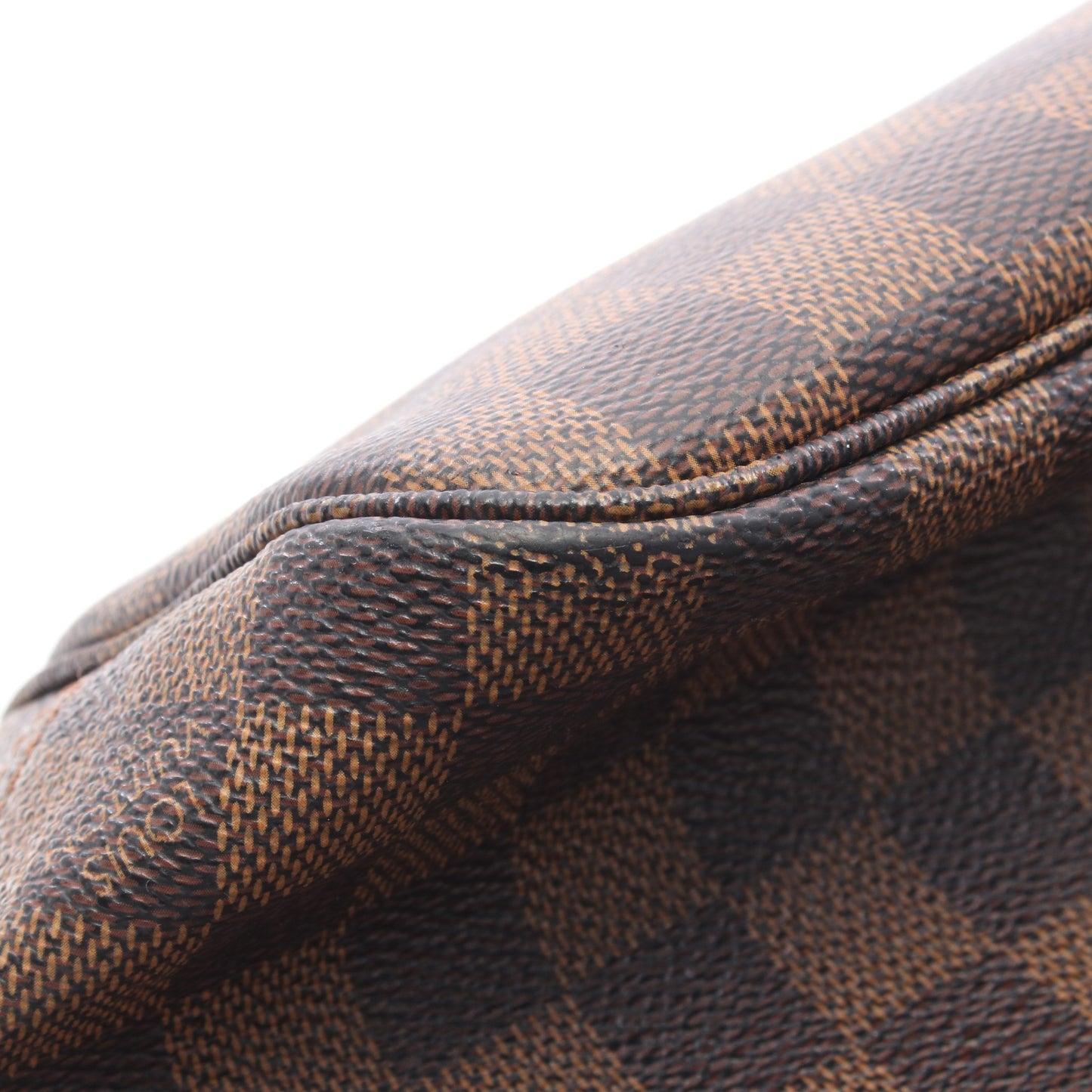 ネヴァーフルPM ダミエエベヌ ハンドバッグ トートバッグ PVC レザー ブラウン ルイヴィトン バッグ LOUIS VUITTON