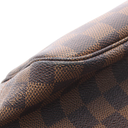 ネヴァーフルPM ダミエエベヌ ハンドバッグ トートバッグ PVC レザー ブラウン ルイヴィトン バッグ LOUIS VUITTON