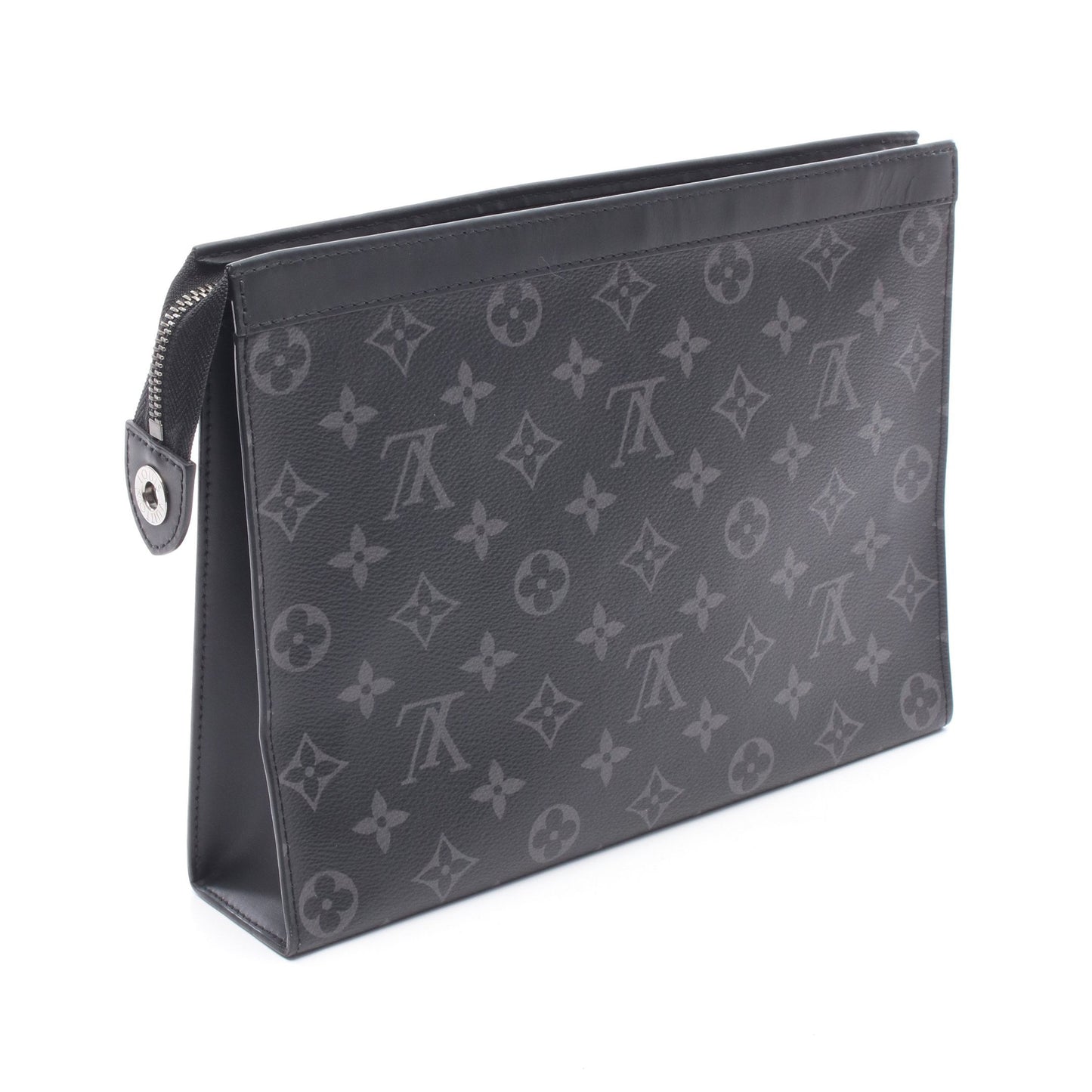ポシェット ヴォワヤージュMM モノグラムエクリプス クラッチバッグ PVC レザー ブラック ルイヴィトン バッグ LOUIS VUITTON