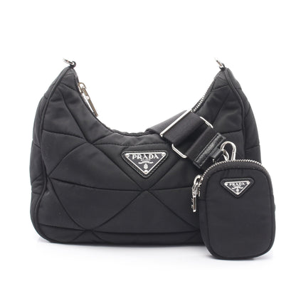 Re-Nylon TESSUTO QUILTING ショルダーバッグ ナイロン ブラック プラダ バッグ PRADA