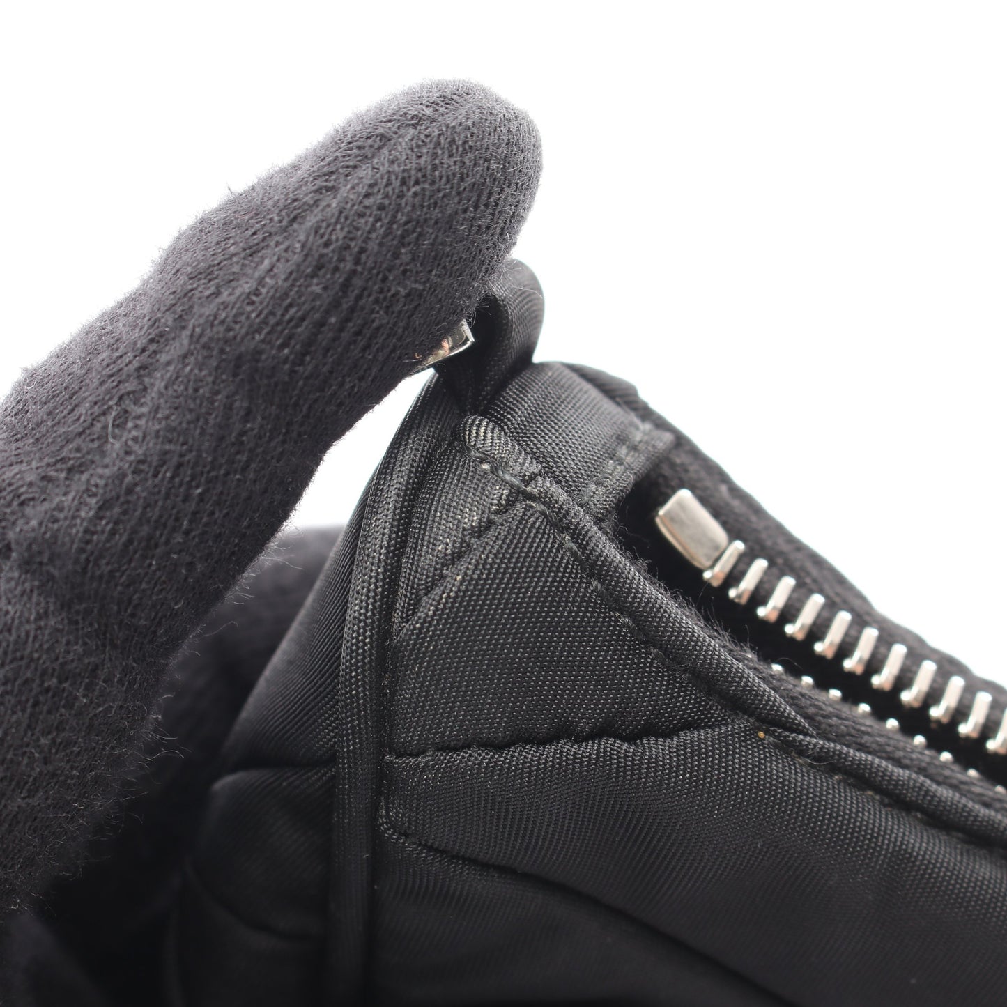 Re-Nylon TESSUTO QUILTING ショルダーバッグ ナイロン ブラック プラダ バッグ PRADA