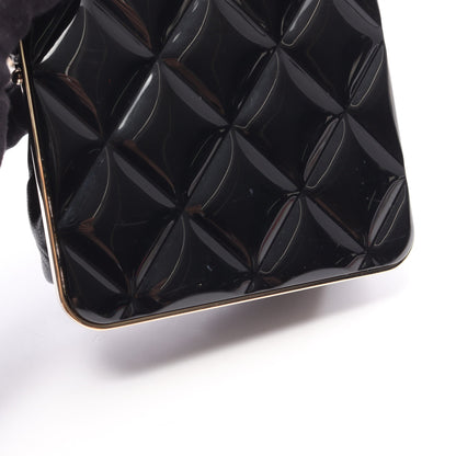 マトラッセ チェーンショルダーバッグ レザー ブラック ゴールド金具 シャネル バッグ CHANEL