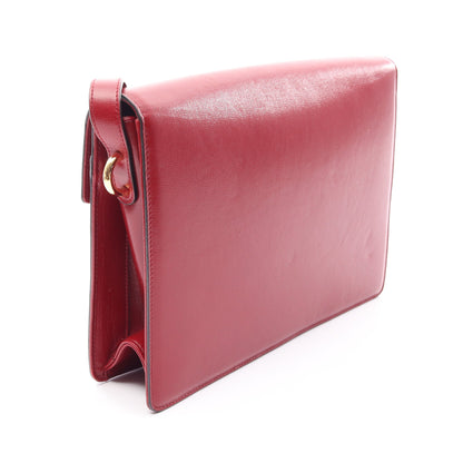 ダブルG ワンショルダーバッグ レザー レッド グッチ バッグ GUCCI
