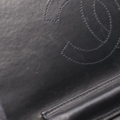 ミニマトラッセ フルフラップ チェーンショルダーバッグ ラムスキン ブラック ゴールド金具 シャネル バッグ CHANEL
