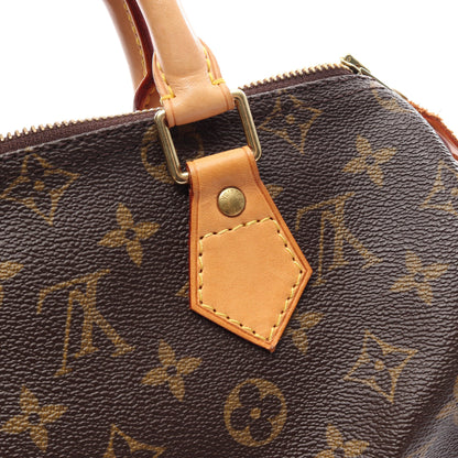 スピーディ25 モノグラム ハンドバッグ PVC レザー ブラウン ルイヴィトン バッグ LOUIS VUITTON