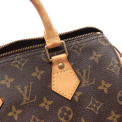 スピーディ25 モノグラム ハンドバッグ PVC レザー ブラウン ルイヴィトン バッグ LOUIS VUITTON