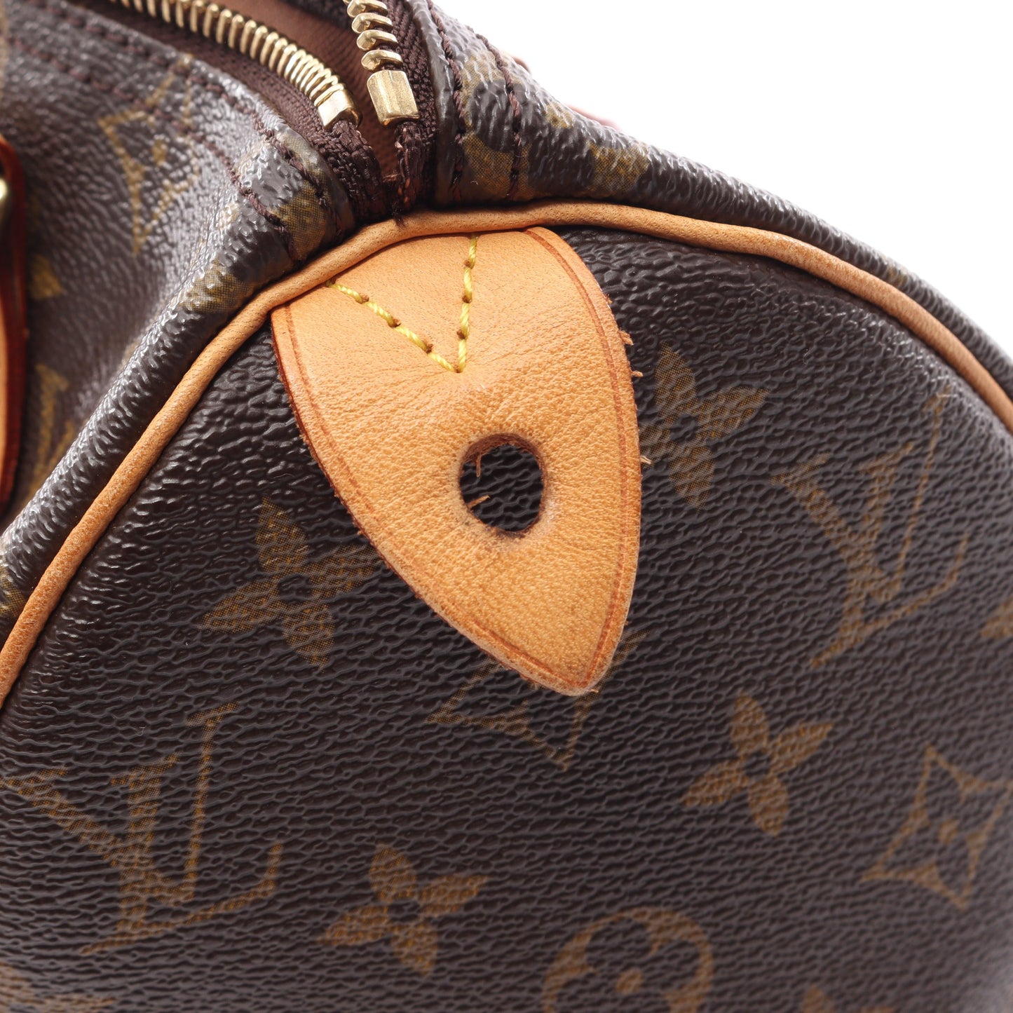 スピーディ25 モノグラム ハンドバッグ PVC レザー ブラウン ルイヴィトン バッグ LOUIS VUITTON