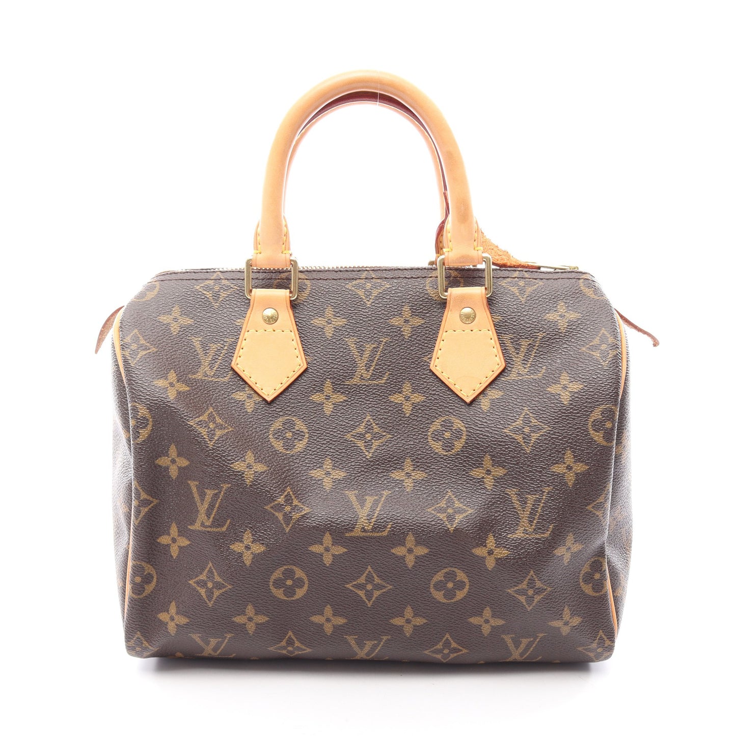 スピーディ25 モノグラム ハンドバッグ PVC レザー ブラウン ルイヴィトン バッグ LOUIS VUITTON
