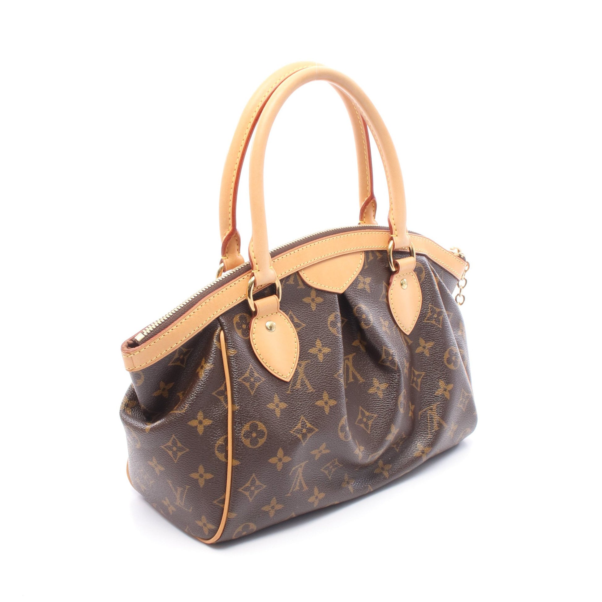 ティヴォリPM モノグラム ハンドバッグ PVC レザー ブラウン ルイヴィトン バッグ LOUIS VUITTON