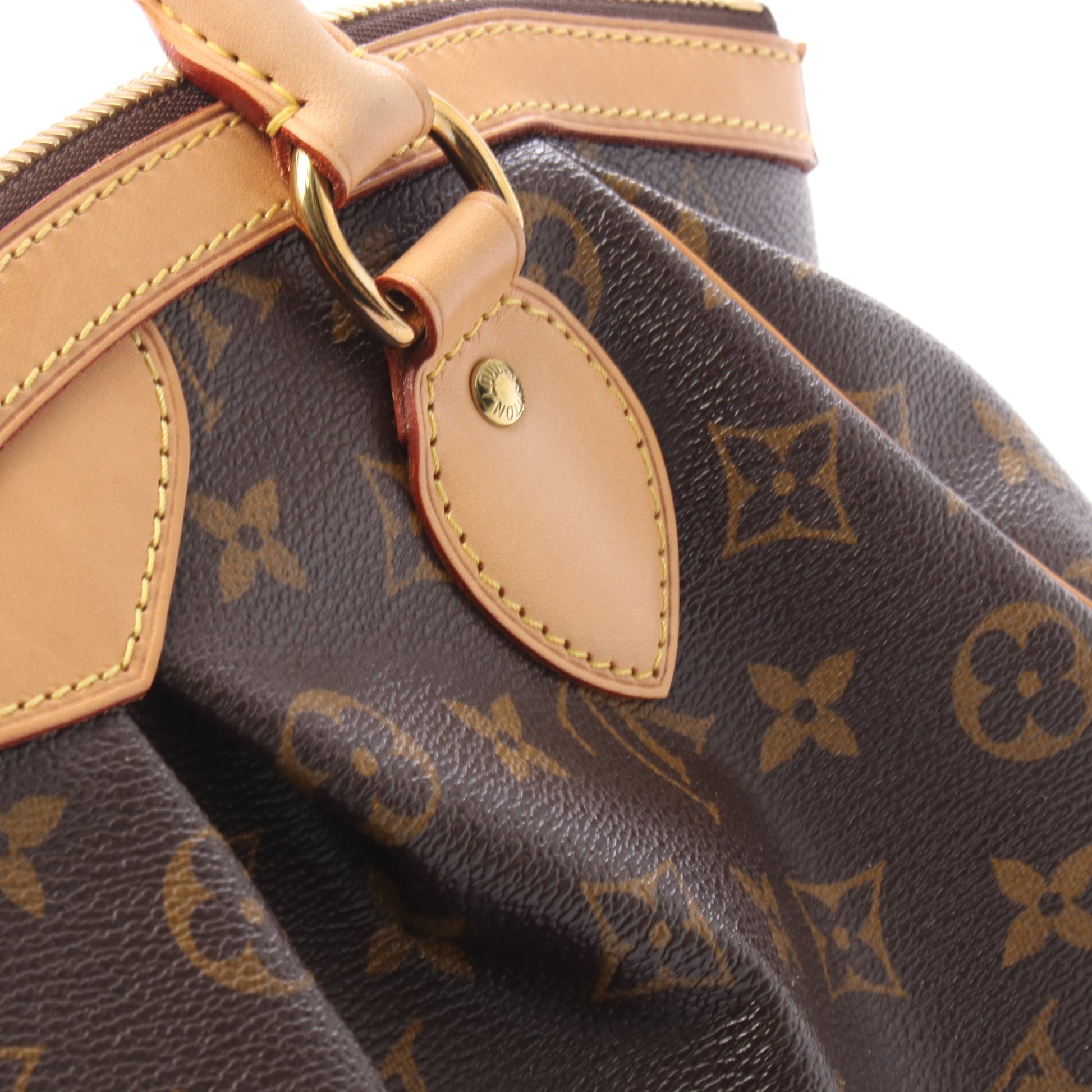 ティヴォリPM モノグラム ハンドバッグ PVC レザー ブラウン ルイヴィトン バッグ LOUIS VUITTON