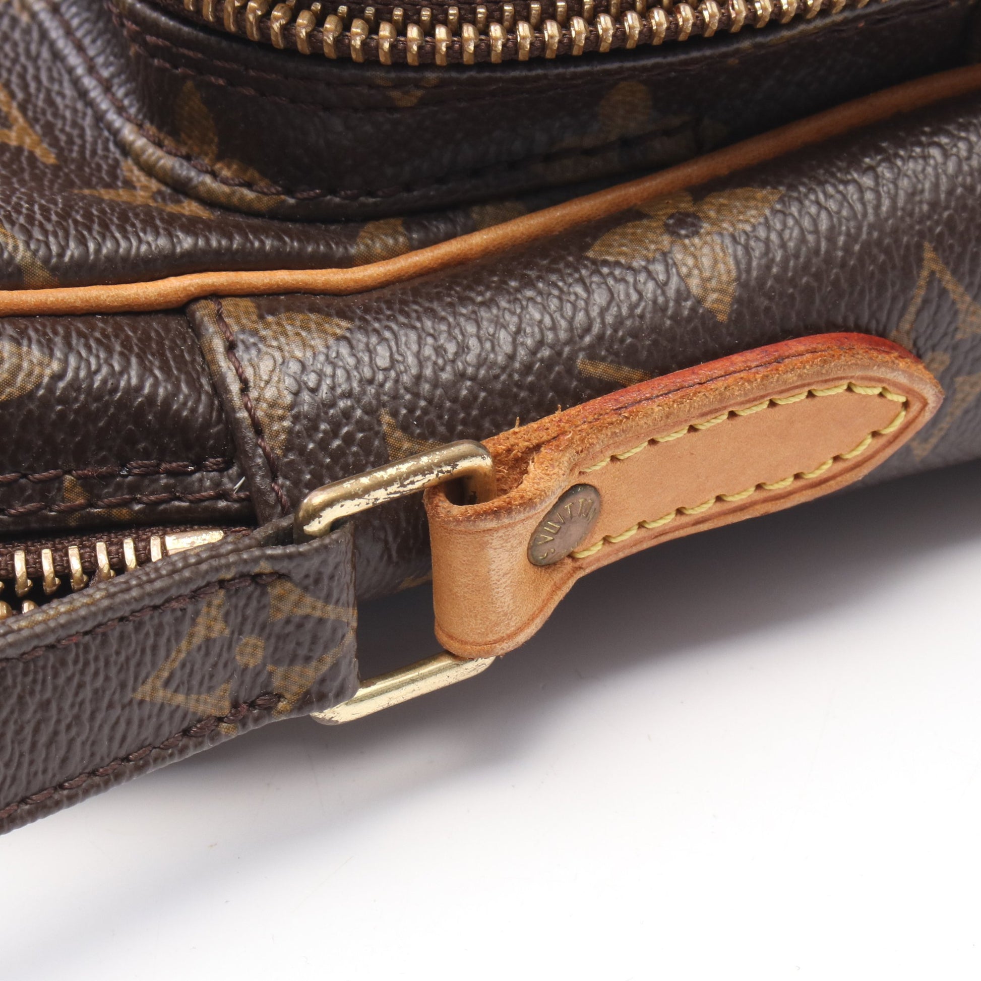 アマゾン モノグラム ショルダーバッグ PVC レザー ブラウン ルイヴィトン バッグ LOUIS VUITTON