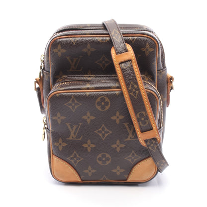 アマゾン モノグラム ショルダーバッグ PVC レザー ブラウン ルイヴィトン バッグ LOUIS VUITTON