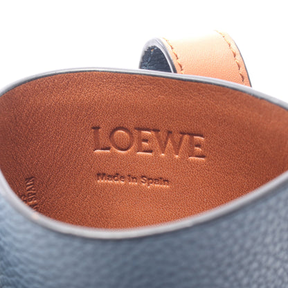 ゲート ポケット ショルダーバッグ レザー ブルーグレー ブラウン ロエベ バッグ LOEWE